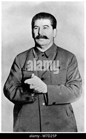 Joseph Stalin (1879-1953), sowjetische Führer, 20. Artist: Unbekannt Stockfoto