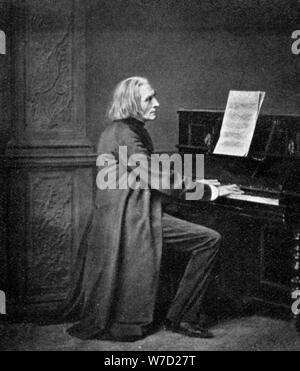 Franz Liszt (1811-1886), Ungarische virtuose Pianist und Komponist, 1909. Artist: Franz Liszt Künstler: Unbekannt Stockfoto