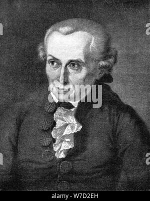 Immanuel Kant, deutscher Philosoph (1900). Artist: Unbekannt Stockfoto