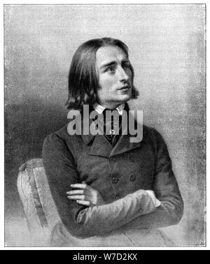 Franz Liszt, 19. Jahrhundert Ungarische virtuose Pianist und Komponist, (1900). Artist: Unbekannt Stockfoto