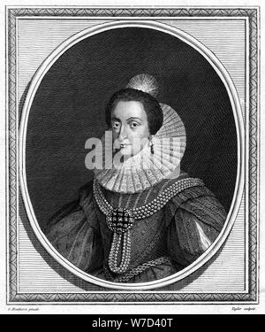 Elizabeth, kurfürstin von der Pfalz und Königin von Böhmen, (1787). Artist: Taylor Stockfoto