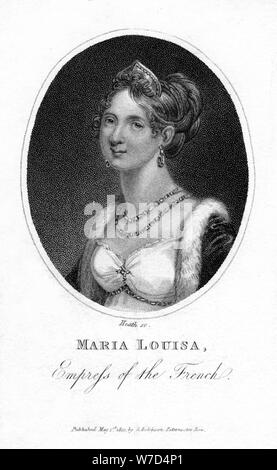 Kaiserin Marie-Louise, zweite Ehefrau von Napoleon, 1810. Artist: Heide Stockfoto