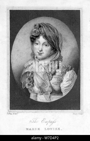 Kaiserin Marie-Louise, zweite Ehefrau von Napoleon, 1831. Artist: Dean Stockfoto