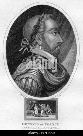 Heinrich III., König von Frankreich, (1804). Artist: J Chapman Stockfoto