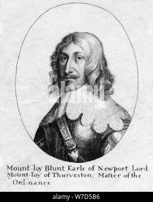 Mountjoy Blount 1597-1666), 1. Earl von Newport, 1800. Artist: Unbekannt Stockfoto