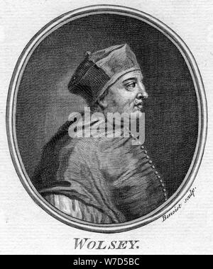 Thomas Wolsey (c 1475-1530), englischer Staatsmann. Artist: Benoist Stockfoto