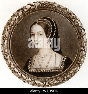 Anne Boleyn, 1530, (1902). Artist: Unbekannt Stockfoto