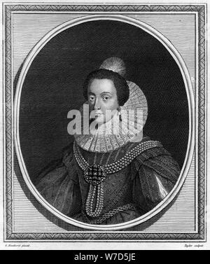 Elisabeth, Prinzessin von Palästina und Königin von Böhmen, 1787 Künstler: Taylor Stockfoto