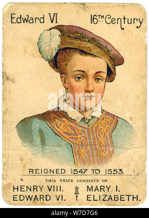 König Edward VI (1537-1553), 1901-1910. Artist: Unbekannt Stockfoto