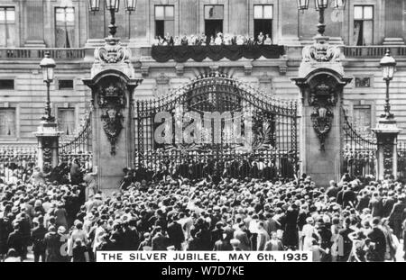 King George V Silver Jubilee, London, 6. Mai 1935. Artist: Unbekannt Stockfoto