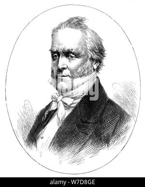 Präsident James Buchanan (1791-1868), 15. Präsident der Vereinigten Staaten. Artist: Unbekannt Stockfoto