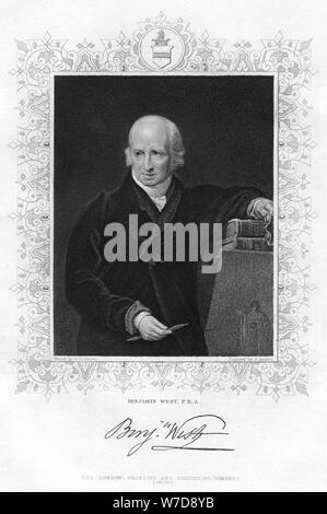 Benjamin West (1738-1820), anglo-amerikanischen Maler, 19. Artist: J Jenkins Stockfoto