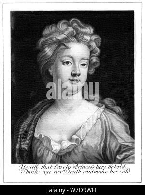 Queen Anne (1665-1714). Artist: Unbekannt Stockfoto