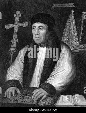 William Warham (1450-1532), Erzbischof von Canterbury, 1824 Künstler: R Cooper Stockfoto