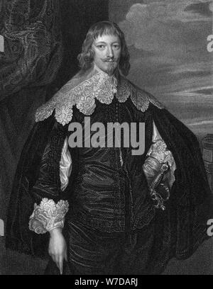 William Cavendish, 1. Herzog von Newcastle-upon-Tyne (c 1592-1676), 1825 Künstler: TA Dekan Stockfoto