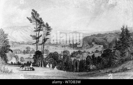 Blick aus Norbury, Surrey, 19. Künstler: William Radclyffe Stockfoto