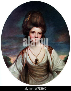 'Lady Betty Compton', c.1780 Künstler: Hanfstaengel Stockfoto