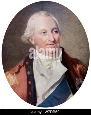 Charles Cornwallis, 1st Marquess Cornwallis, Englischer militärischer Befehlshaber, Ende 18. Jahrhundert, (c 1920). Artist: H Ogborne Stockfoto