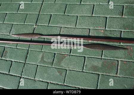 Zulu Speer/Waffe 1876 Stockfoto