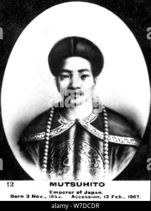 Mutsuhito, Kaiser von Japan, (1852-1912), 20. Artist: Ogden's Guinea Gold Zigaretten Stockfoto