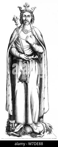 Charles die Einfache (879-929), aus dem 16. Jahrhundert (1849). Artist: Unbekannt Stockfoto