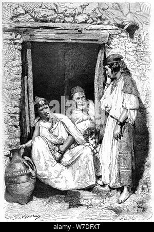 Persian (Familie, Gruppe, Algerien, c 1890. Artist: Unbekannt Stockfoto
