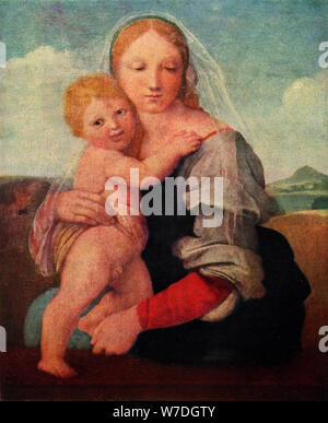 "Die Mackintosh Madonna', c 1510-1512, (1929). Artist: Raphael Stockfoto