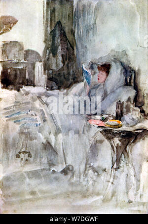 "Der GENESENDE", aus dem 19. Jahrhundert, (1933). Künstler: James Abbott Mcneill Whistler Stockfoto