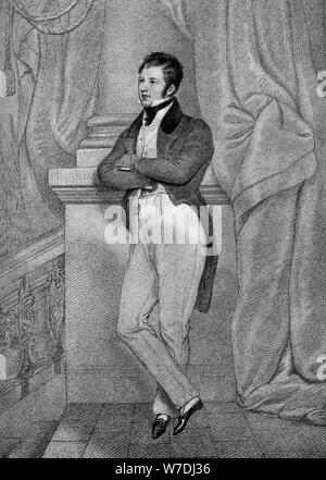 Captain Frederick Marryat (1792-1848), englischer Schriftsteller, aus dem 19. Jahrhundert (1908). Artist: Unbekannt Stockfoto