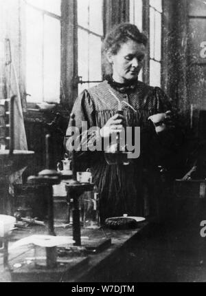 Marie Curie (1867-1934), Polnisch-französischen Physiker und Chemiker, Anfang des 20. Jahrhunderts. Artist: Unbekannt Stockfoto