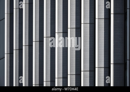 Metallische Architektur abstrakte Muster und Strukturen Stockfoto