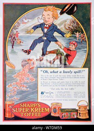 Anzeige für die Sharp Super-Kreem Toffee, 1923. Artist: Unbekannt Stockfoto