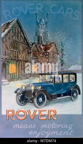 Anzeige für Rover Autos, 1927. Artist: Unbekannt Stockfoto