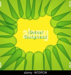 Grüne abstrakten Hintergrund. Stock Vektor