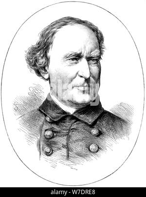 David Farragut, Union naval Officer der Amerikanische Bürgerkrieg, (c 1880). Artist: Unbekannt Stockfoto