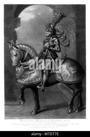 Maximilian I., Kaiser des Heiligen Römischen Reiches (1816) Künstler: Charles Turner Stockfoto