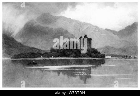 "Kilchurn Castle", 1895. Artist: Unbekannt Stockfoto