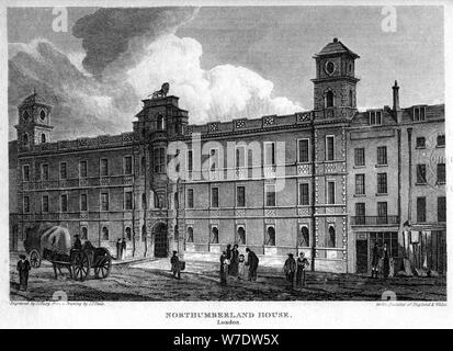 Northumberland House, Westminster, London, 1815. Artist: J Shury Stockfoto