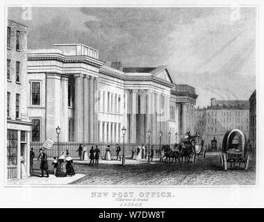 Neue Post, St. Martin le Grand, City of London, 19. Artist: Unbekannt Stockfoto