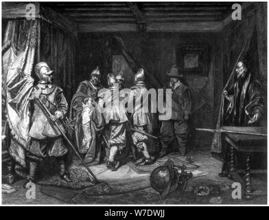 "Der Tod von Wallenstein', c 1880-1882. Artist: W Hecht Stockfoto