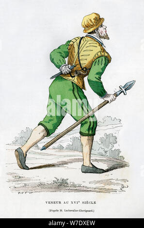 Huntsman, 16. Jahrhundert (1882-1884). Artist: Unbekannt Stockfoto