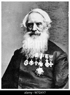 Samuel Finley Breese Morse, US-amerikanischer Erfinder, 1866 (1955). Artist: Unbekannt Stockfoto