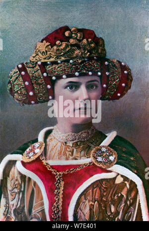 Lady's Kopfschmuck, 14. Jahrhundert, (1910). Artist: Unbekannt Stockfoto