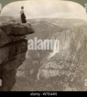 Blick vom Glacier Point, Yosemite Valley, Kalifornien, USA, 1902. Artist: Underwood & Underwood Stockfoto