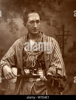 Durward Lely, Scottish Opera Singer, in Gilbert und Sullivan's "Mikado", 1887. Künstler: Ernest Barraud Stockfoto