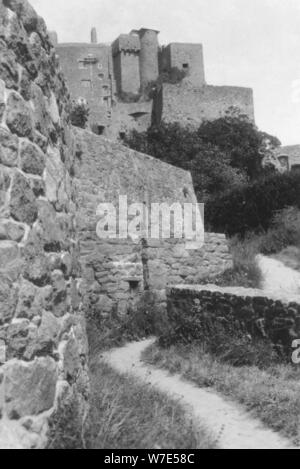 Mont Orgueil Castle, Jersey, 20. Artist: Unbekannt Stockfoto