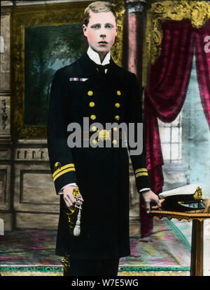 Der Prinz von Wales, zukünftige König Edward VIII., c 1910. Artist: Unbekannt Stockfoto