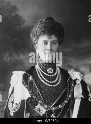 Queen Mary, Gemahlin von König George V des Vereinigten Königreichs, c 1910 s (?). Artist: Unbekannt Stockfoto