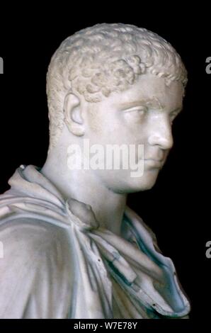 Büste von Caracalla, 2. Jahrhundert. Artist: Unbekannt Stockfoto