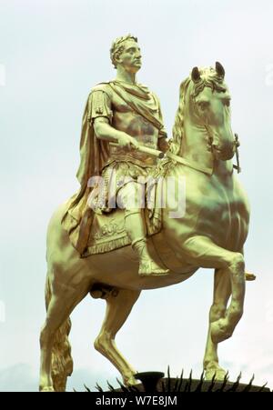 Statue von König William III. von England als römischer Kaiser, Hull, England. Artist: Unbekannt Stockfoto